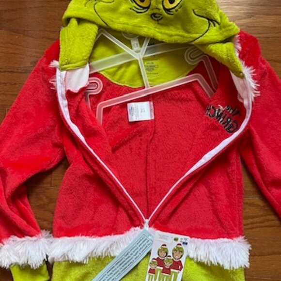 Dr. Seuss The Grinch Kid's Union Suit Pajamas - Picture 9 of 16
